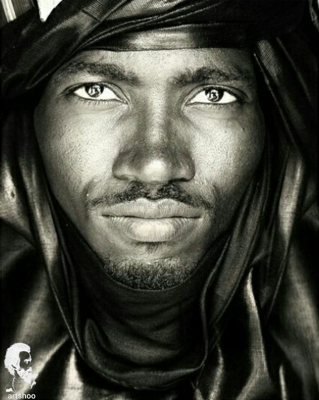 آموزش نقاشی سیاه قلم